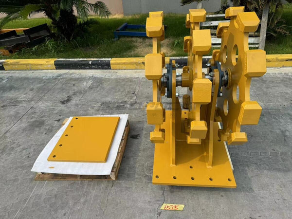 Bedrock Attachments Compaction Wheel | Model ECW2X3 | 3 Wheels | CB & DB Linkage | Width 24" | For Excavator