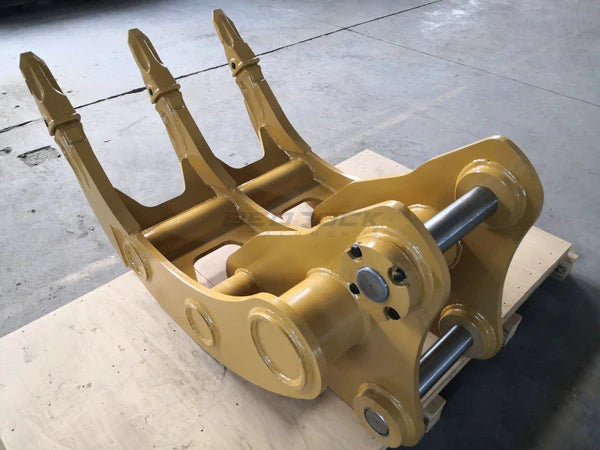 Bedrock Attachments Rake | Model EK-B36 | Width 36" | Pin Size 80mm | Weight 620kg | For Excavator
