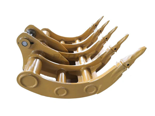 Bedrock Attachments Rake | Model EK-B60 | Width 41in | Pin Size 80mm | Weight 930kg | For Excavator