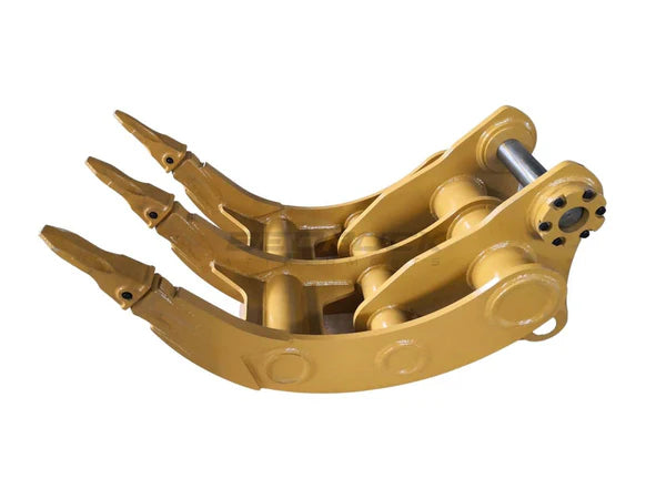 Bedrock Attachments Rake | Model EK-CB36 | Width 44" | Pin Size 90mm | Weight 680kg | CB Linkage | For Excavator