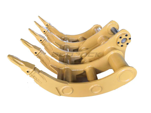Bedrock Attachment Rake | Model EK-CB60 | Width 44" | Pin Size 90mm | Weight 990kg | CB Linkage | For Excavator