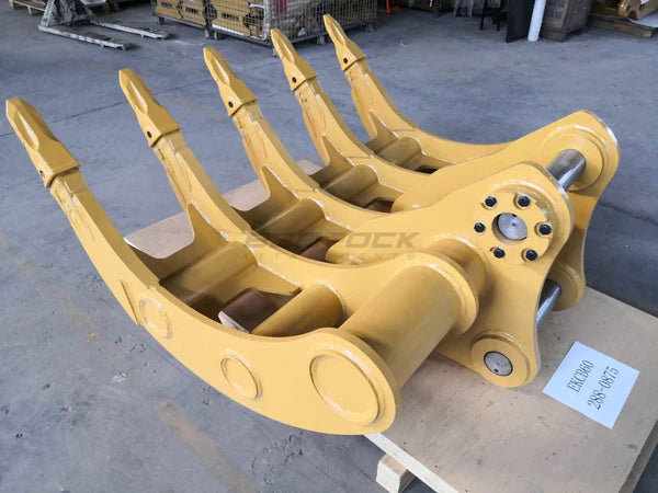 Bedrock Attachment Rake | Model EK-CB60 | Width 44" | Pin Size 90mm | Weight 990kg | CB Linkage | For Excavator