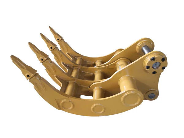 Bedrock Attachments Rake | Model EK-DB48 | Width 42" | Pin Sizes: 100mm & 90mm | Weight 930kg | For Excavator