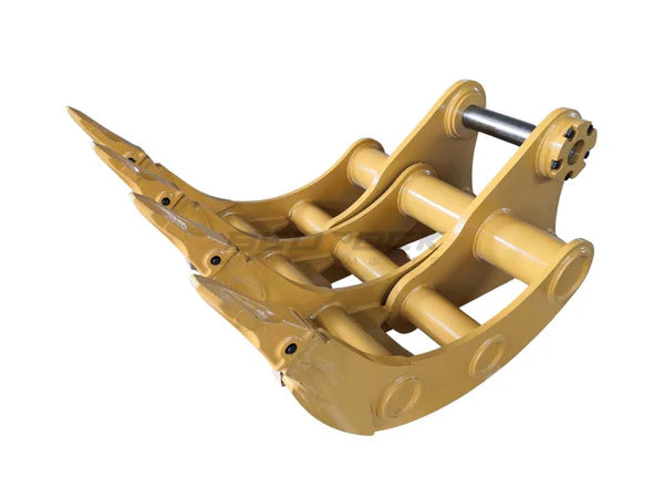 Bedrock Attachments Rake | Model EK-DB48 | Width 42" | Pin Sizes: 100mm & 90mm | Weight 930kg | For Excavator