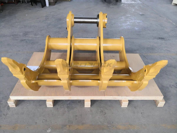 Bedrock Attachments Rake | Model EK-DB48 | Width 42" | Pin Sizes: 100mm & 90mm | Weight 930kg | For Excavator