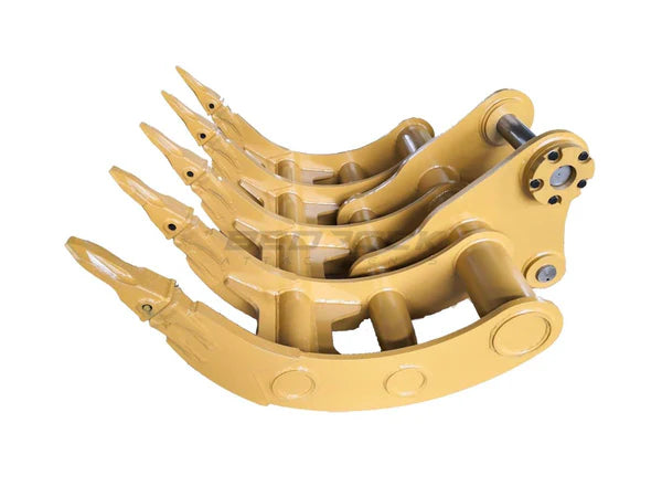 Bedrock Attachments Rake | Model EK-DB60 | Width 42in | DB Linkage | Weight 1090kg | For Excavator