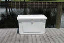 RIO MARINE CUSTOMS | Dock Box | Model CM03-S | 44" W x 27" H x 26" D | Heavy Duty Fiberglass
