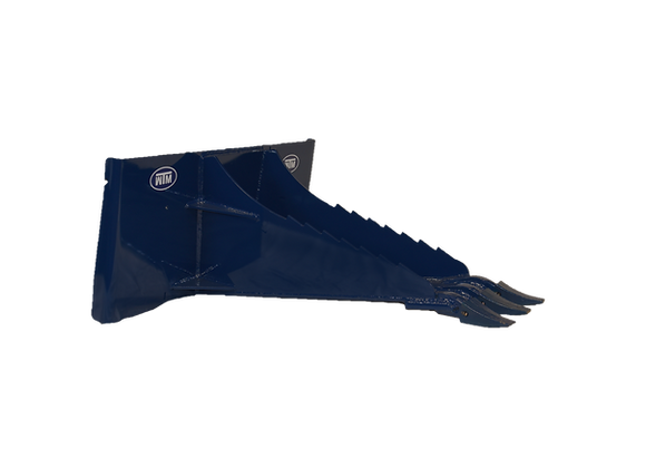 MTW Heavy Duty Stump Bucket | Bucket Width 30" | Overall Length 60" | Hydraulic Flow Range 15-25 GPM | For Skid Steers