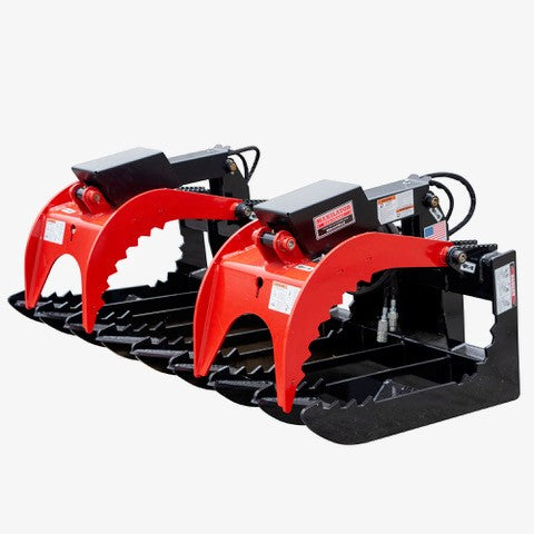 Maxilator | Extreme Duty Debris Grapple | Model MAGXD72 | 72" Width | Hydraulic Flow 15 To 25 GPM | For Skid Steers