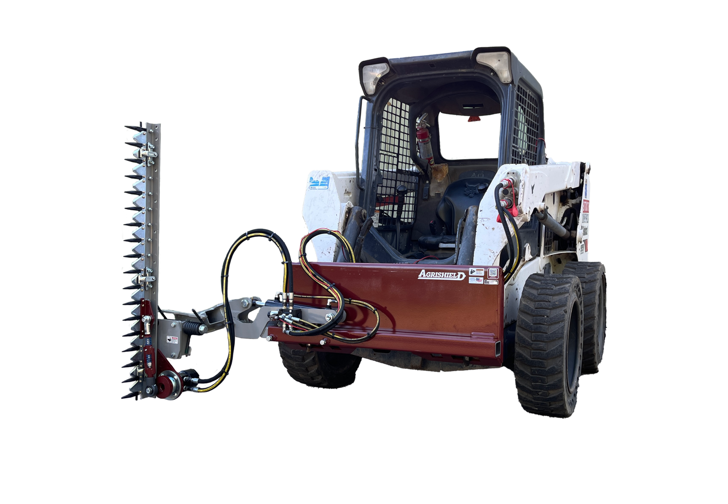 Agrishield ProCut Plus+ | Premium ProCut Quick Attach Mount | Bar Size 5.5' & 7.5' | Hydraulic Flow Range 4-17+ GPM | For Skid Steers & Loaders