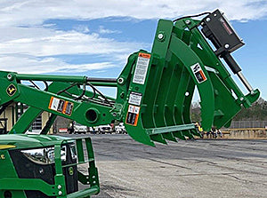 Worksaver | Electric Grapple Rake | Model 811880 & 811885 | Width 48" | Horsepower Up To 32 HP | For Tractors