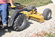 Hoelscher Inc. Little Spike Gravel Smoother UTV/ATV | Working Width 48", 60", and 72" | For Side by Side Attachments
