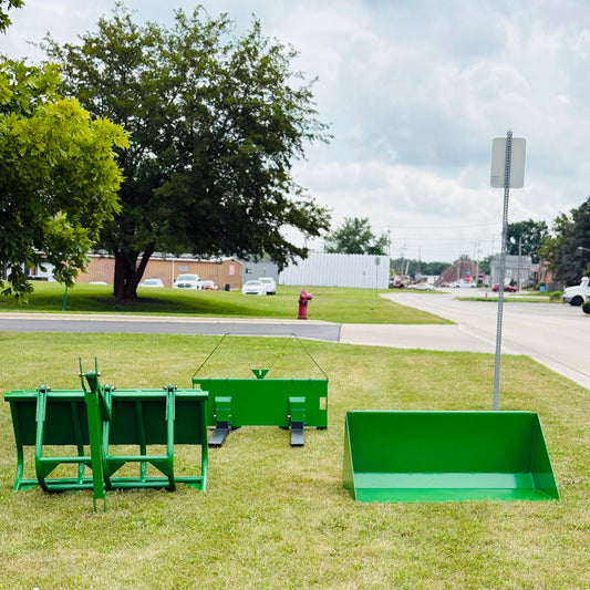 Little Buck Loader, LLC – Little Bull QuikSystem Bundle | No Additional Hydraulics | Horsepower 20–25 HP | For Tractors