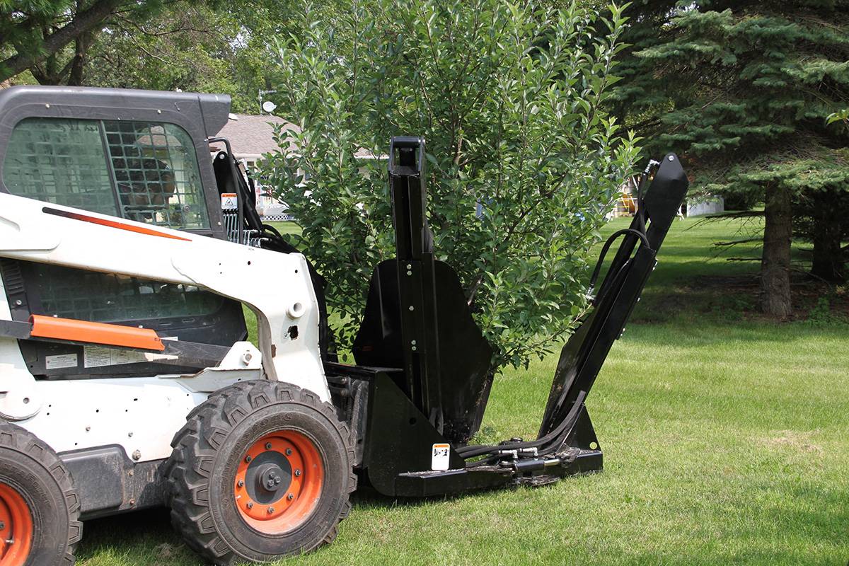 Erskine Tree Spade  Series | Width 46" & 62" inches | Hydraulic Flow 5-25 GPM | For Skid Steer