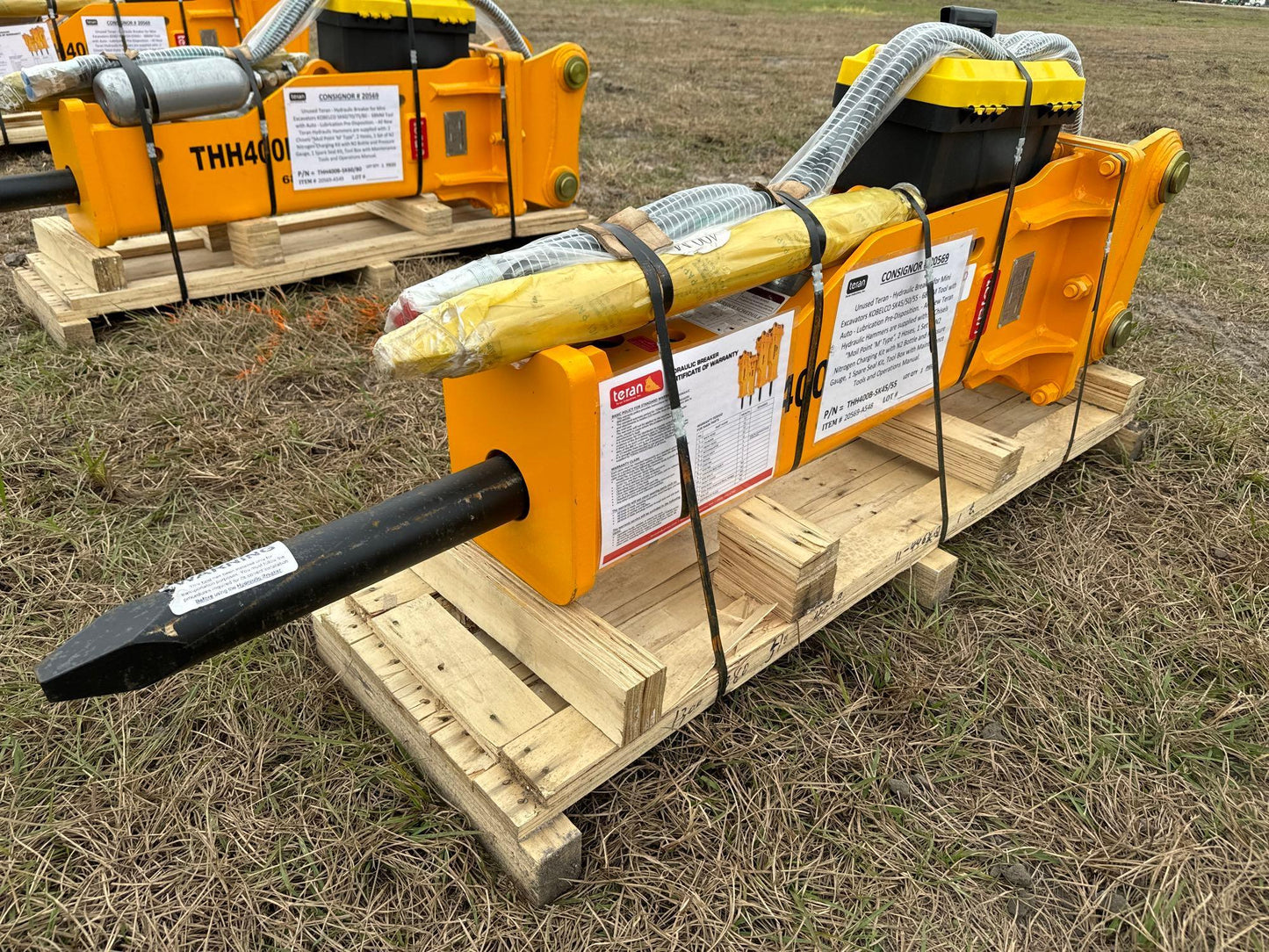 TERAN THH400B HYDRAULIC BREAKER – KOBELCO SK45/50/55, EXCAVATOR ATTACH