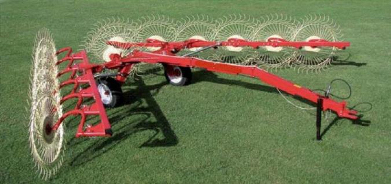 Farm-Maxx High Capacity/High Clearance Pull Type Rake | HCWR Series | Horsepower 30+ HP | For Tractor