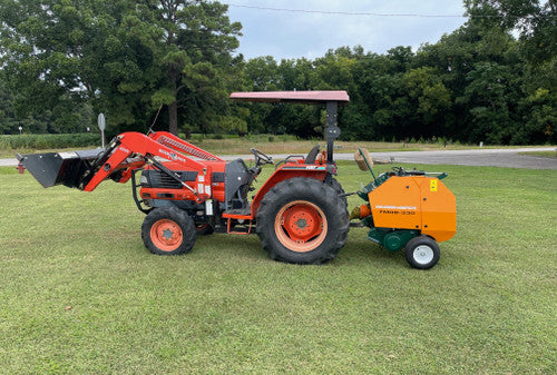 Farm-Maxx Mini Round Hay Balers | Model FMRB-330 NW | Bale Width 28" inches | Horsepower 15-60 HP | For Tractor
