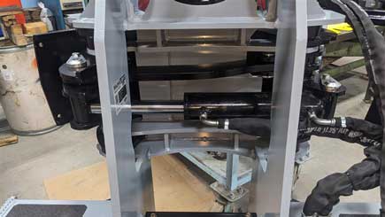 Baumalight Horizontal Tree Shear | Model ISH-918G | Limb Size 18" | Hydraulic Flow 20 To 70 GPM | For Skid Steers