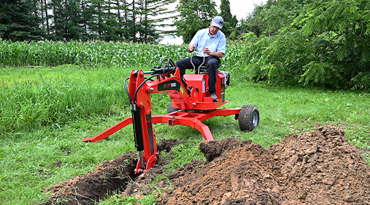 MK Martin | Trailer | Model BT810 | 4'11" Digging Depth | Horsepower 13.5 HP | For Backhoe