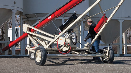 Farm King Conventional Grain Auger | Model CX2-851E | Tube Width 8" | Steel Tube Gauge 14 | Electric Horsepower 10 HP | Horsepower 25 To 40 HP | For Tractor