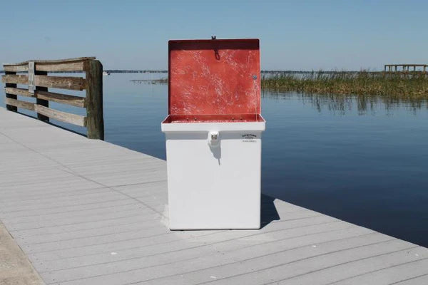 RIO MARINE CUSTOMS | Sea Line Dock Box | Model SLDB20 | 23" W x 25" H x 21" D | Standard Duty | Lightweight Storage | Universal Dock