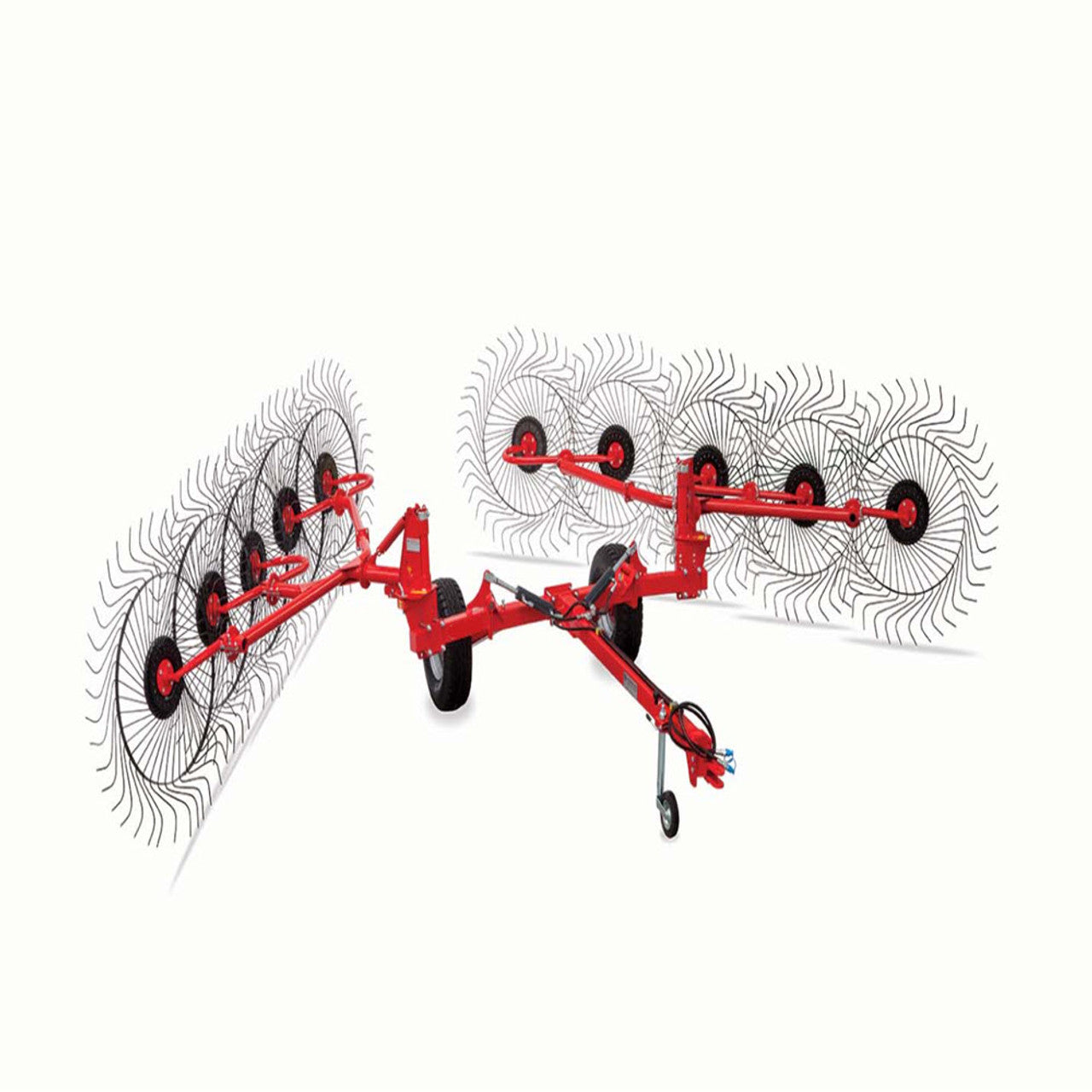 Farm-Maxx Pull-Type Wheel Hay Rakes | FGCR Series | Number Of Wheels 8-10 | 25+ HP | For Tractors