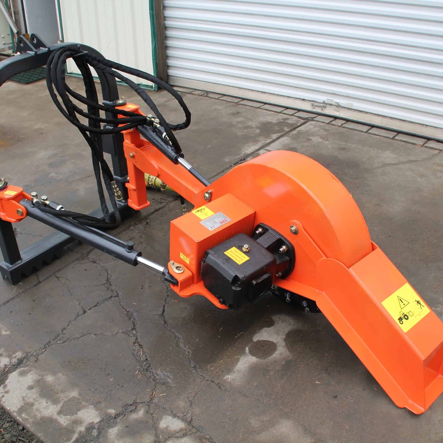 Farmer Helper | 2-Way Hydraulic Stump Grinder | Model FH-SG24-PRO | 24" Cutting Wheel | Dual Direction Carbide Teeth | Horsepower 30 To 50 HP | For Tractors