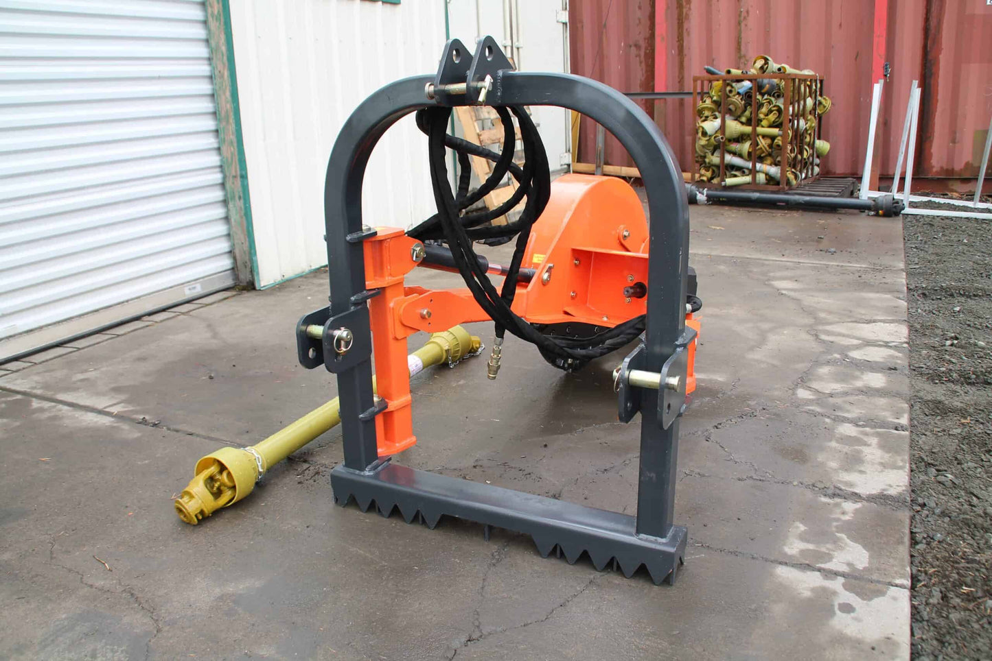 Farmer Helper | 2-Way Hydraulic Stump Grinder | Model FH-SG24-PRO | 24" Cutting Wheel | Dual Direction Carbide Teeth | Horsepower 30 To 50 HP | For Tractors
