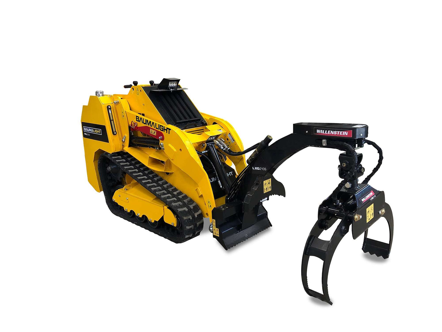 Wallenstein Log Grapple | Models LXG-210S & LXG-210SB | Width 44" | Grapple Opening 3" To 40" | For Mini Skid Steers