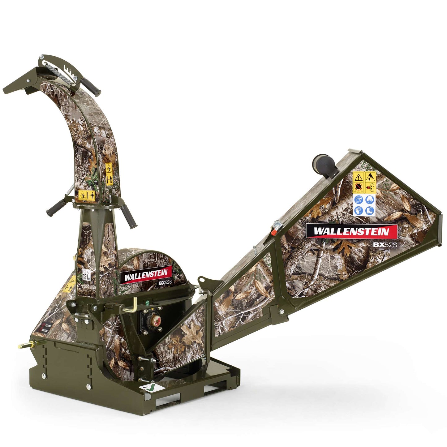 Wallenstein | Gravity Feed Wood Chippers | Models BX Series | Rotor Diameter 25" To 36" | Chipping Capacity 3.5" To 10" | Horsepower 22-120 HP | For Tractors