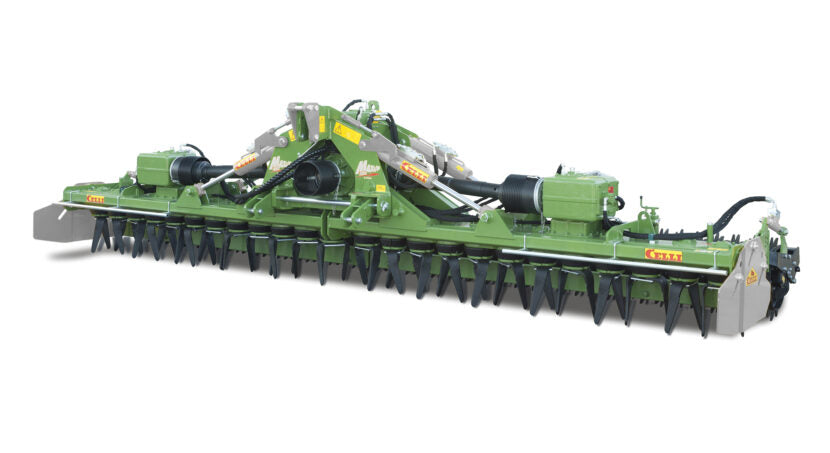 Celli Maxi P-Folding Power Harrow | Model Maxi-P600 | Working Width 19' 6" | Horsepower 200 HP | For Tractors