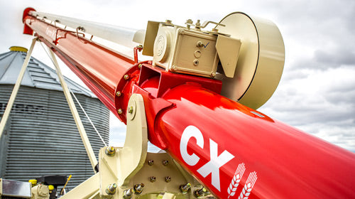 Farm King Conventional Grain Auger | Model CX2-851E | Tube Width 8" | Steel Tube Gauge 14 | Electric Horsepower 10 HP | Horsepower 25 To 40 HP | For Tractor