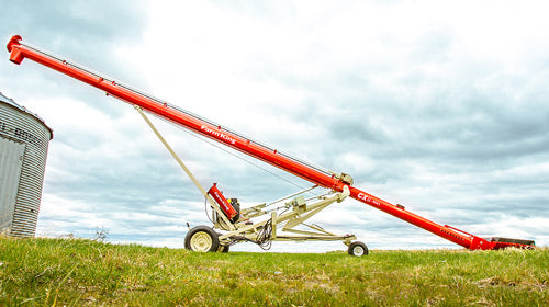 Farm King Conventional Grain Auger | Model CX2-851E | Tube Width 8" | Steel Tube Gauge 14 | Electric Horsepower 10 HP | Horsepower 25 To 40 HP | For Tractor