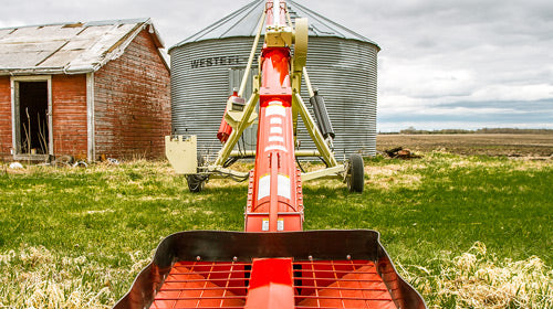 Farm King Conventional Grain Auger | Model CX2-851E | Tube Width 8" | Steel Tube Gauge 14 | Electric Horsepower 10 HP | Horsepower 25 To 40 HP | For Tractor