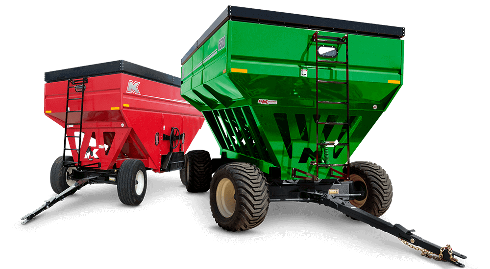 MK Martin | Gravity Box | Model MKGW12000 | 1,200 Bushel Capacity | 12 GA Steel Hopper | Horsepower 150 – 200+ HP | For Tractors