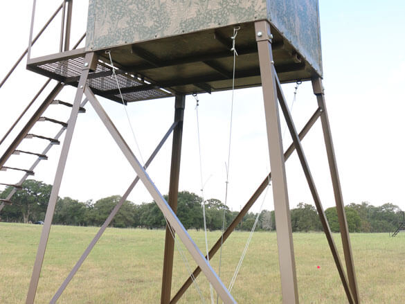 AWS Blind | Insulated Hunting Blind | Model 5x7 Ground Blind | Height Up to 20' | Width 60" x 84" | Stationary Setup | For Deer Hunters & Wildlife Enthusiasts