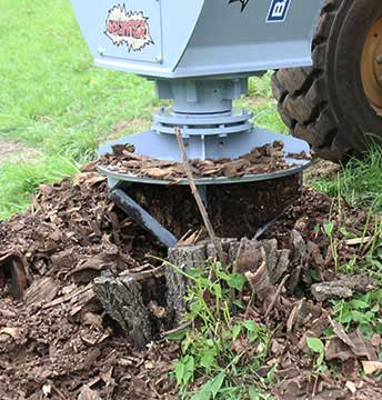 Baumalight Small Stump Planner Bits | Model D002771 | 2" Hex x 8" - 2" Hex x 20" Attachment Size | 650 lbs | Hydraulic Flow 20 To 45 GPM | For Skid Steer