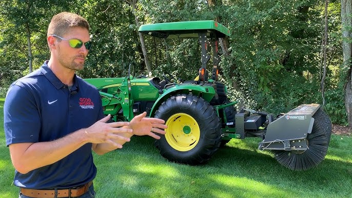 Paladin Broom Front Mounted Hydraulic Sweeper | Working Width 72" | 32" Brush Diameter | Manual 30° Angle | 40–80 HP | For Tractors