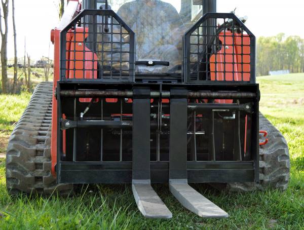 Loflin Fabrication | Hydraulic Fork Frame | 48″–72″ Forks | Hydraulic Flow 6-40 GPM | Heavy-Duty Hydraulic System | For Skid Steer