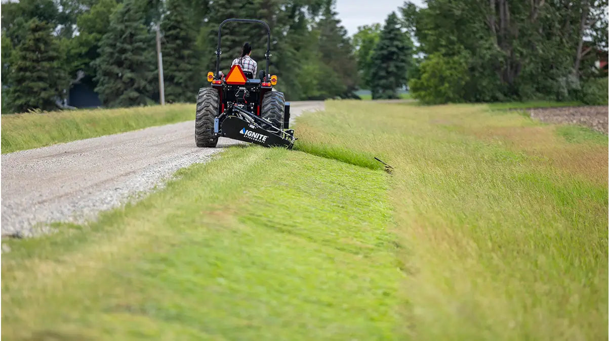 Ignite Attachments 3-Point Sickle Bar Mower | Cutting Width 84" | Horsepower 35 HP | For Tractors