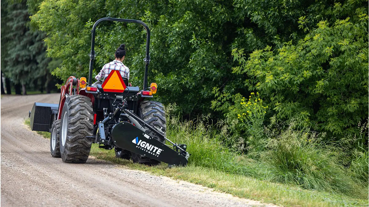 Ignite Attachments 3-Point Sickle Bar Mower | Cutting Width 84" | Horsepower 35 HP | For Tractors