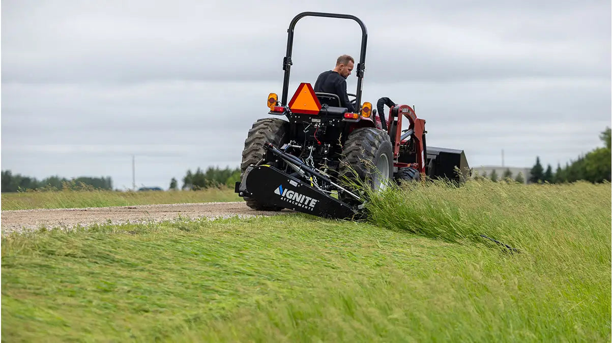 Ignite Attachments 3-Point Sickle Bar Mower | Cutting Width 84" | Horsepower 35 HP | For Tractors
