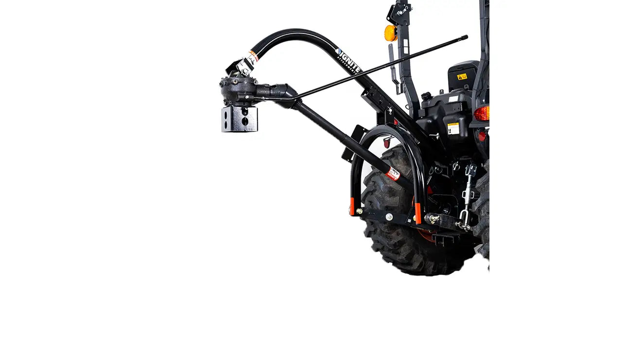 Ignite Attachments 3-Point Auger & Post Hole Digger | 6"/9"/12" Bits | Up to 12-Inch Diameter | Horsepower 20-45 HP | For Tractors