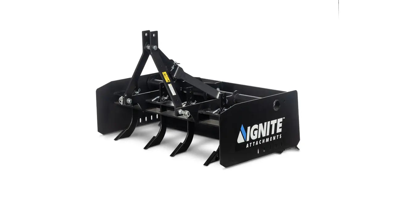 Ignite Attachments Box Plane 60" | SKU 46932583 | Width 58.5" | Horsepower 20–40 HP | For Tractors