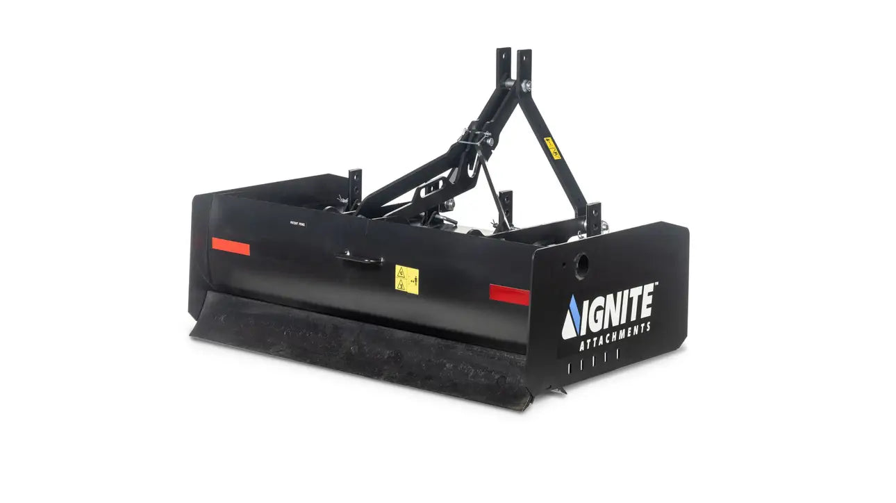 Ignite Attachments Box Plane 60" | SKU 46932583 | Width 58.5" | Horsepower 20–40 HP | For Tractors
