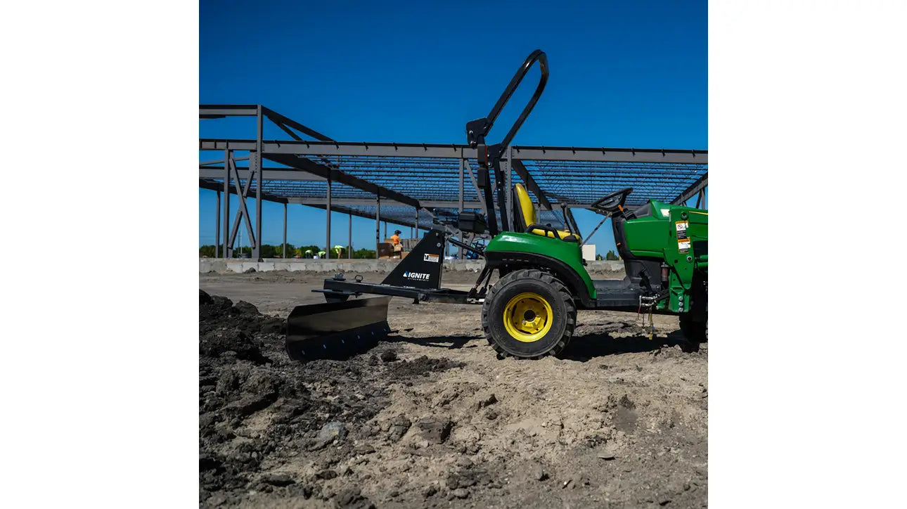 Ignite Attachments 3-Point Angle Blade | Moldboard Width 84" | Overall Length 40" | Horsepower 25-55 HP | For Tractors