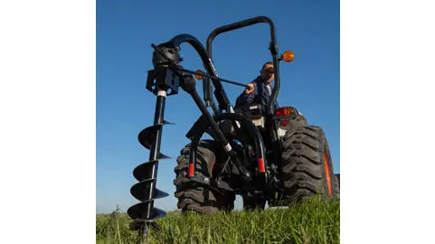 Ignite Attachments 3-Point Auger & Post Hole Digger | 6"/9"/12" Bits | Up to 12-Inch Diameter | Horsepower 20-45 HP | For Tractors