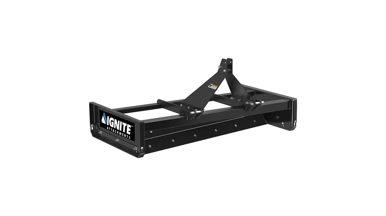 Ignite Attachments 3PT Land Grader | SKU 7523475 | Width 72" | Horsepower 35–50 HP | For Tractors