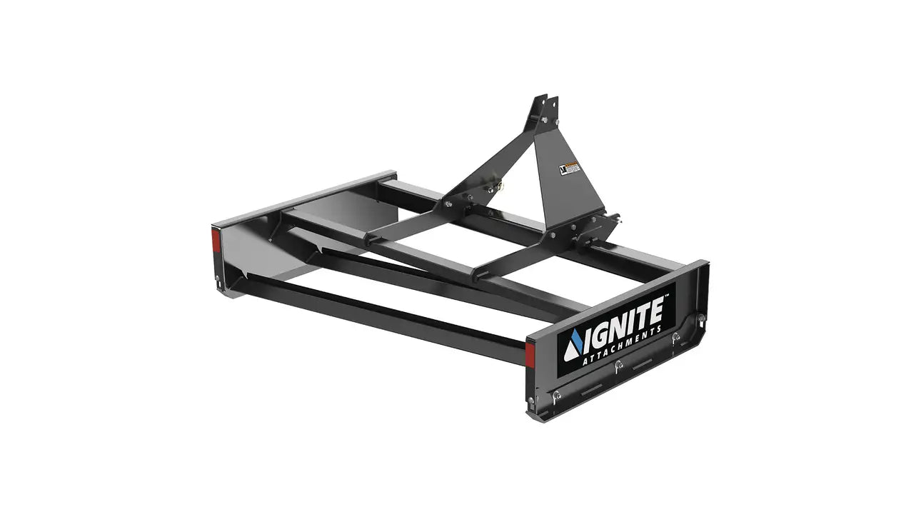 Ignite Attachments 3PT Land Grader | SKU 7523475 | Width 72" | Horsepower 35–50 HP | For Tractors