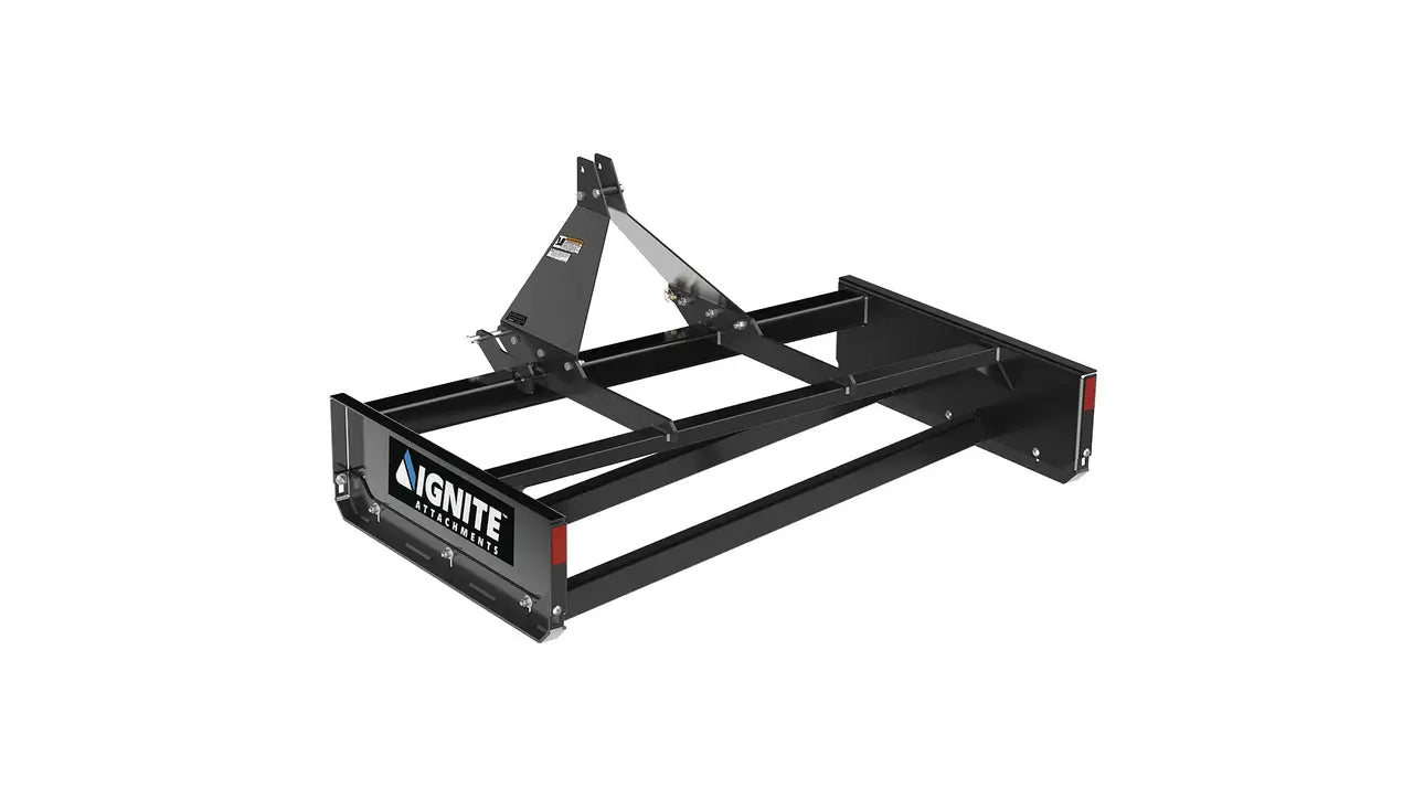 Ignite Attachments 3PT Land Grader | SKU 7523475 | Width 72" | Horsepower 35–50 HP | For Tractors